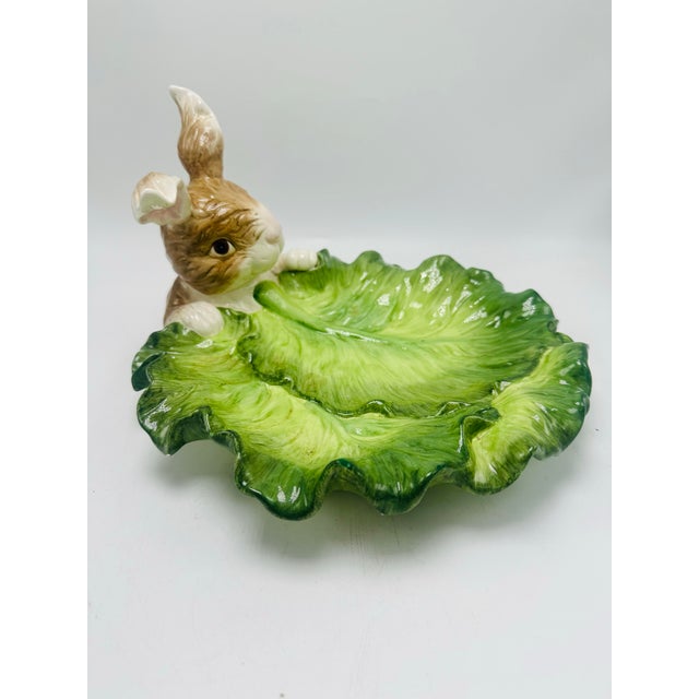 【Italy vintage】Cabbage Bowl  キャベツボウル Vintage Cabbage Bowl With Lid Majolica Ceramics Soup Salad