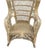 Early 20th Century Vintage Large 42” Wood Wicker Rocking Chair For Sale - Image 5 of 6
