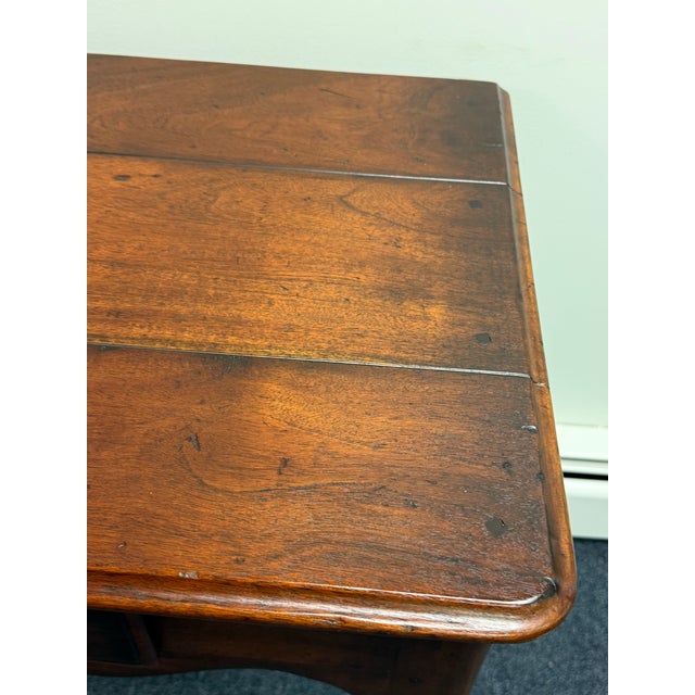 1990s Late 20th Century Rustic Mahogany Tall End Table For Sale - Image 5 of 11