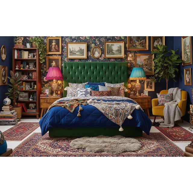 Introduce timeless elegance to your bedroom with Edmond Spence's Wavy Front Nightstands in Birch, exclusively available at...