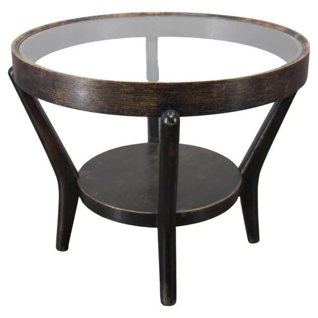 Silver Vintage Coffee Table by Karel Koželka and Antonín Kropáček, 1940s For Sale - Image 8 of 8