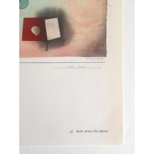 Paper Paul Klee Vintage 1969 Abstract Modernist Lithograph Print " Six Species " 1930 For Sale - Image 7 of 11