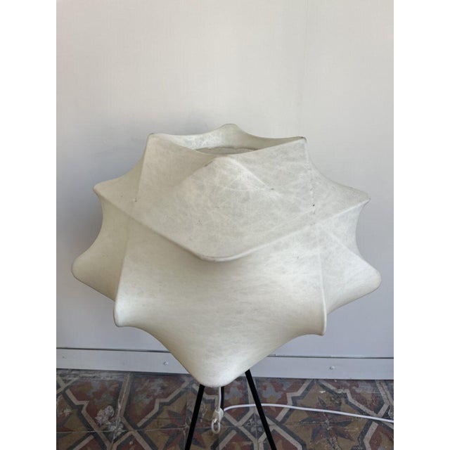 Cocoon Tripod Floor Lamp from Goldkant Leuchten, 1960s For Sale - Image 12 of 16