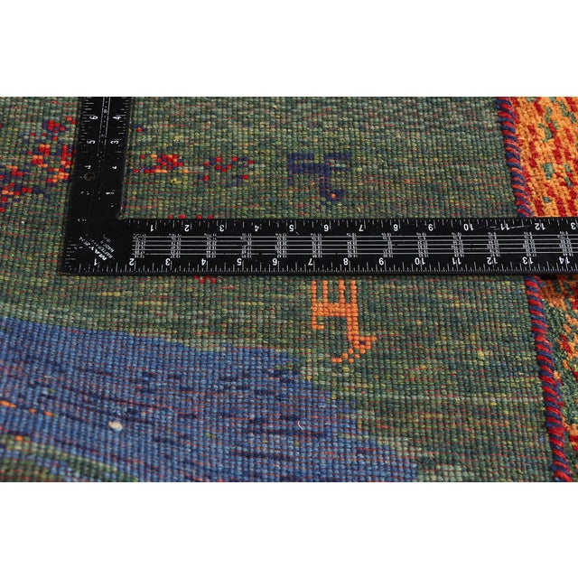 Textile Vintage Persian Gabbeh Rug, 03'04 X 04'10 For Sale - Image 7 of 10