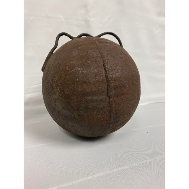 Antique Iron Bouy For Sale - Image 6 of 6