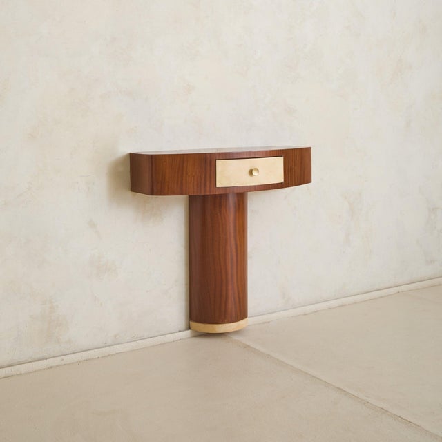An Italian wall-mounted console from the late 1970s to early 1980s, where furniture begins to take on the language of...
