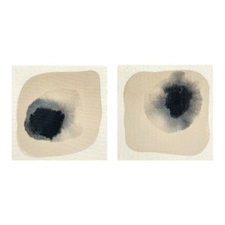 Set of Small Abstract Painting on Canvas For Sale