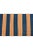 Rug & Kilim 1950s Vintage Dhurrie Flat Weave in Blue and Orange Stripes by Rug & Kilim For Sale - Image 4 of 6