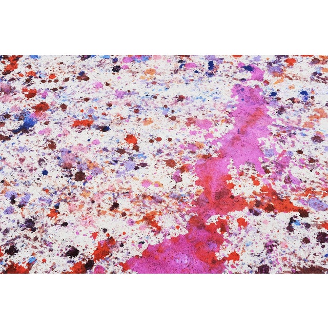 Purple "Tempelhof S41" Extra Large Abstract Acrylic Painting by Simon Findlay For Sale - Image 8 of 18