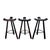 Vintage Brutalist Spanish Marbella Stools, 1970s, Set of 3, in Very Good conditions. Designed 1970 to 1979