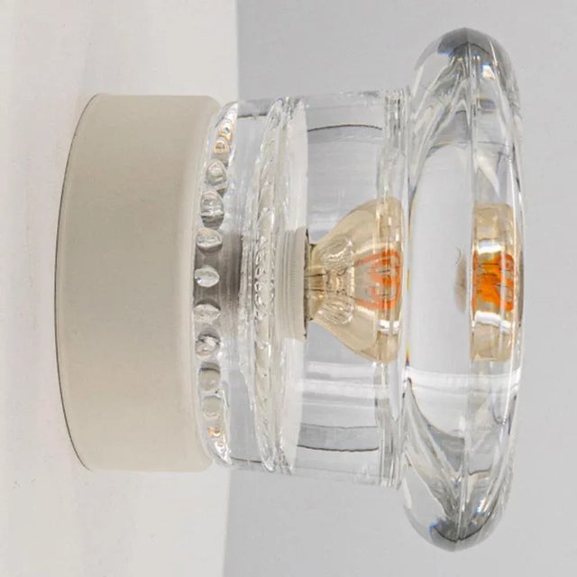 1970s Glass Wall Sconce attributed to Cosack Leuchten, 1970s For Sale - Image 5 of 16