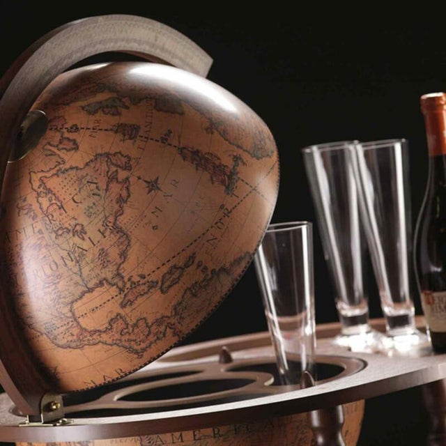 Jason Globe Bar by Zoffoli Mappamondi For Sale - Image 4 of 7
