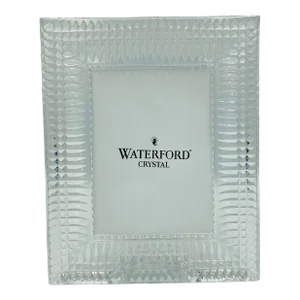 1990s Waterford Crystal Lismore Diamond Photo Frame