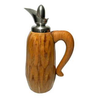 Wooden Pitcher/Thermos by Aldo Tura for Macabo For Sale