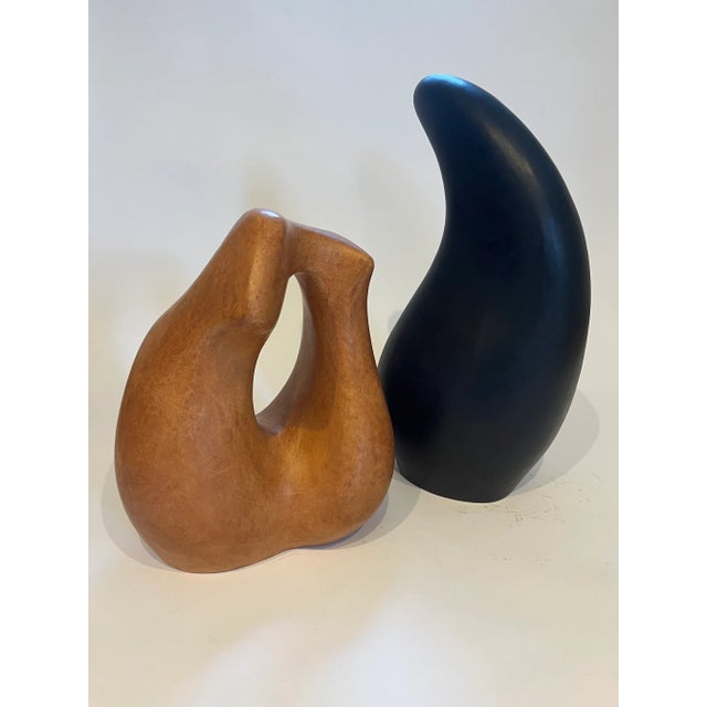 Henry Moore Biomorphic Sculptures in the Manner of Henry Moore by Ruth Pumphrey “Figures” For Sale - Image 4 of 10
