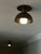 Corridor Spotlight with Brown Shade and Brass Fittings, 2010s For Sale - Image 6 of 9
