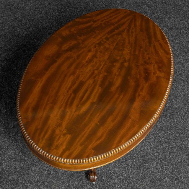 Antique French Mahogany Console Table For Sale - Image 6 of 11