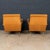 1960s Vintage Italian Lounge Chairs in Ochre Velvet, 1960, Set of 2 For Sale - Image 5 of 18