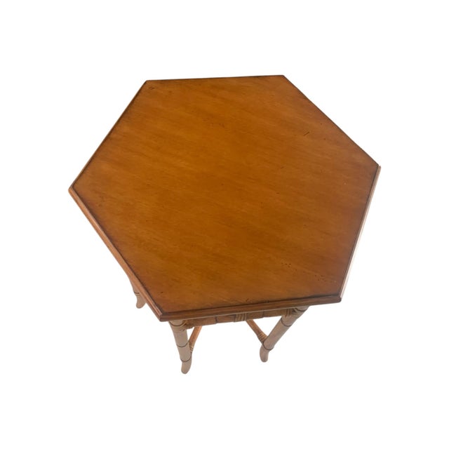 Tommy Bahama Late 20th Century Tommy Bahama Beach House Coral Springs Side Table For Sale - Image 4 of 7