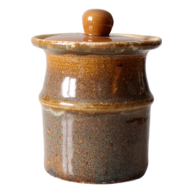 Vintage Studio Pottery Jar For Sale