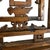 Large Antique Asian Carved Elm Four Panel Folding Screen Room Divider For Sale - Image 13 of 18