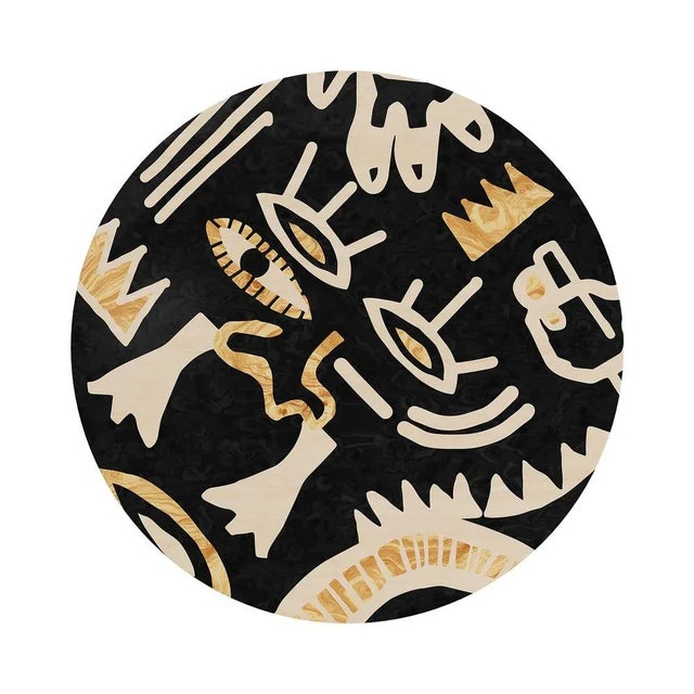 Cabeza Bedside Table is a modern marquetry piece for contemporary interior design projects. It features three drawers, and...