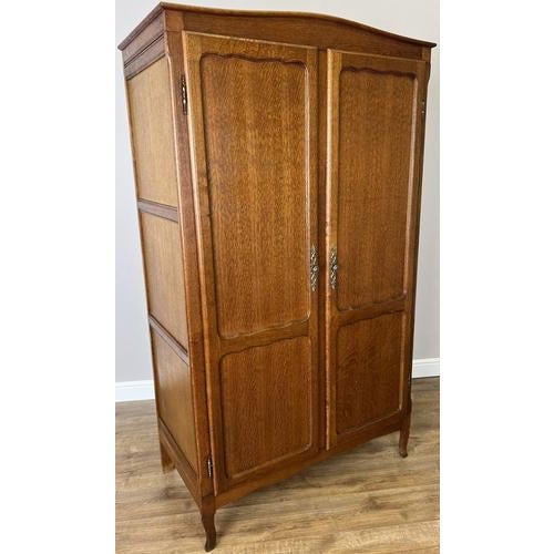 French Louis XVI Wardrobe in Oak For Sale - Image 13 of 13