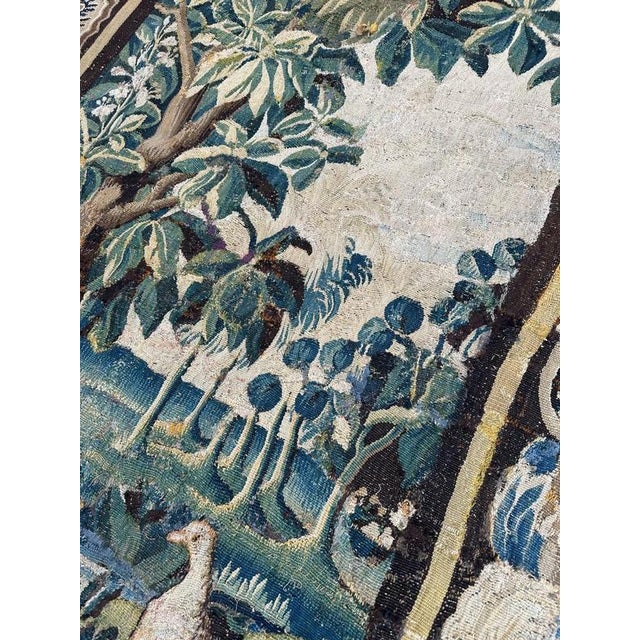 Antique Aubusson Tapestry, 1700s For Sale - Image 6 of 18