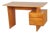Mid-Century Writing Desk in Oak by B. Landsman, Czech, 1950s For Sale