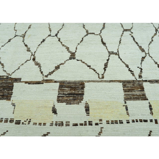 Turkish Tulu Handmade Rug 12'5" x 15' #20028 For Sale In Houston - Image 6 of 8