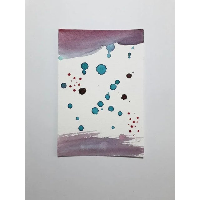 Bubbles, Original Watercolor Drawing by Antonietta Valente, 2020 For Sale - Image 3 of 3
