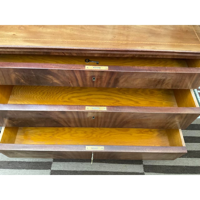 Early 20th Century Swedish Biedermeier Style Secretary Chest For Sale - Image 12 of 18