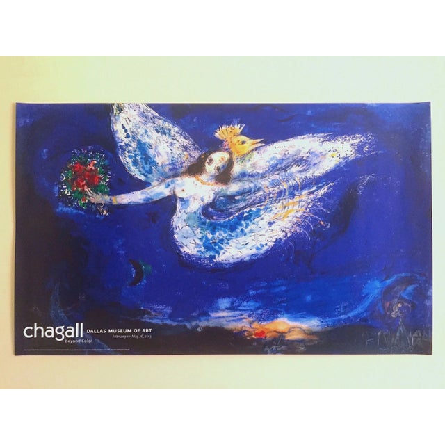 March Chagall Lithograph Print Museum Exhibition Poster " Firebird New York City Ballet " 1945 For Sale - Image 12 of 12
