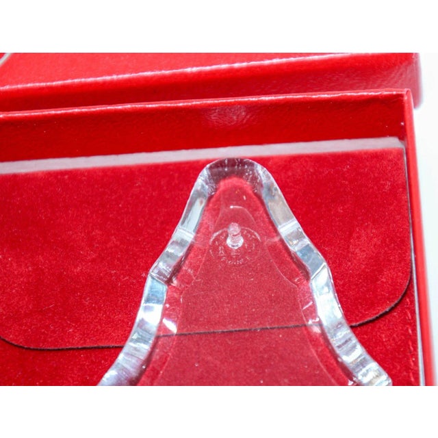 1983 Collectible Vintage Baccarat Crystal Ornament With Box For Sale In Palm Springs - Image 6 of 8