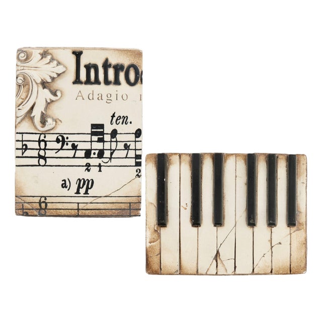 Late 20th Century Sid Dickens Musical Memory Blocks, Pair For Sale