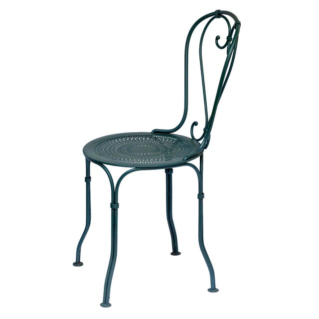 Antique Garden Table/4 Chair Set For Sale - Image 13 of 18
