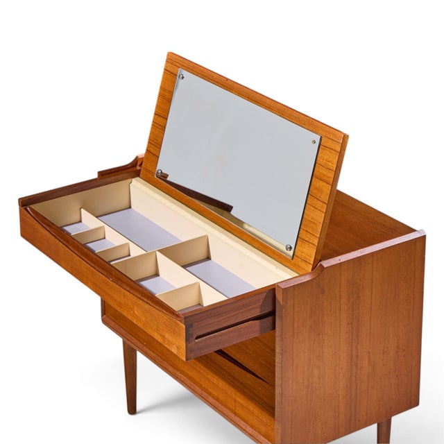 Arne Vodder for Sibast Mid Century Danish Teak Dressing Table Vanity Dresser For Sale - Image 10 of 10