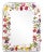 Fleur Home x Chairish Liz Marsh Floral Sprinkle Mirror For Sale