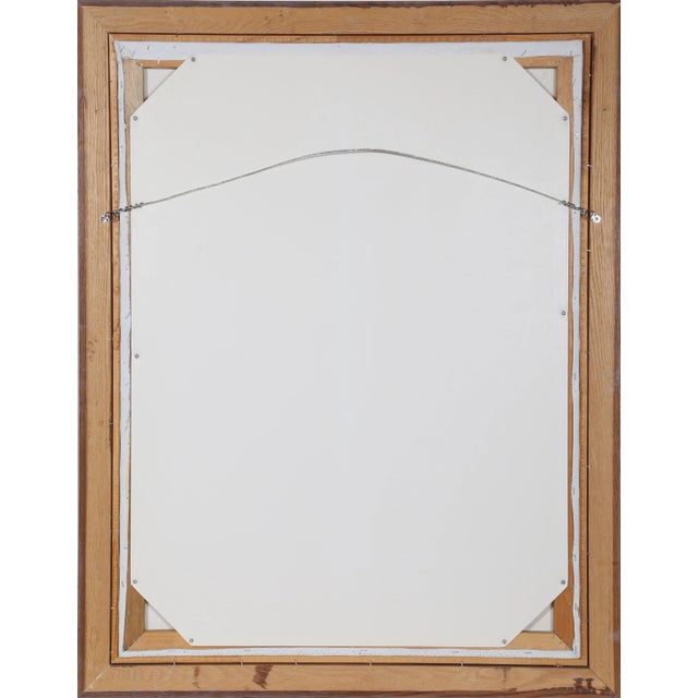 American Jorge Braun Tarallo, Native American Family in Winter, Oil on Canvas, Signed l.r. For Sale - Image 3 of 4