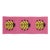 Sample - Schumacher Ladybird Tape in Yellow & Pink For Sale