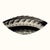 Vintage Murano Art Glass Shell Bowl – Sculptural Italian Black & Clear Ribbed Glass Catchall For Sale - Image 12 of 12