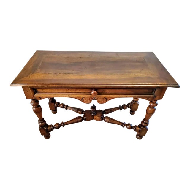 18th/19th Century French Carved Walnut Table With Provenance For Sale