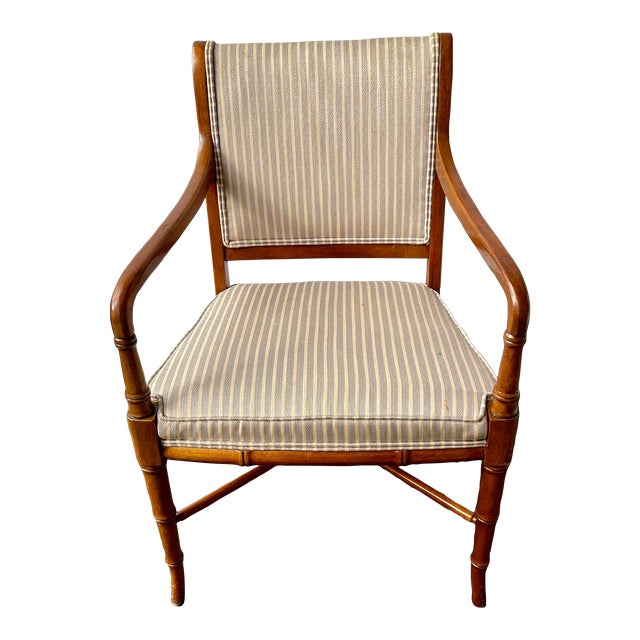 Hickory Chair Company Faux Bamboo Chair Chairish