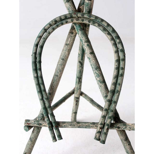 Early 20th Century Antique Painted Adirondack Twig Table For Sale - Image 5 of 12