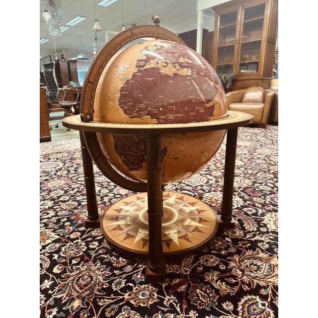 Italian Zoffoli Aries Floor Globe Bar For Sale - Image 4 of 18
