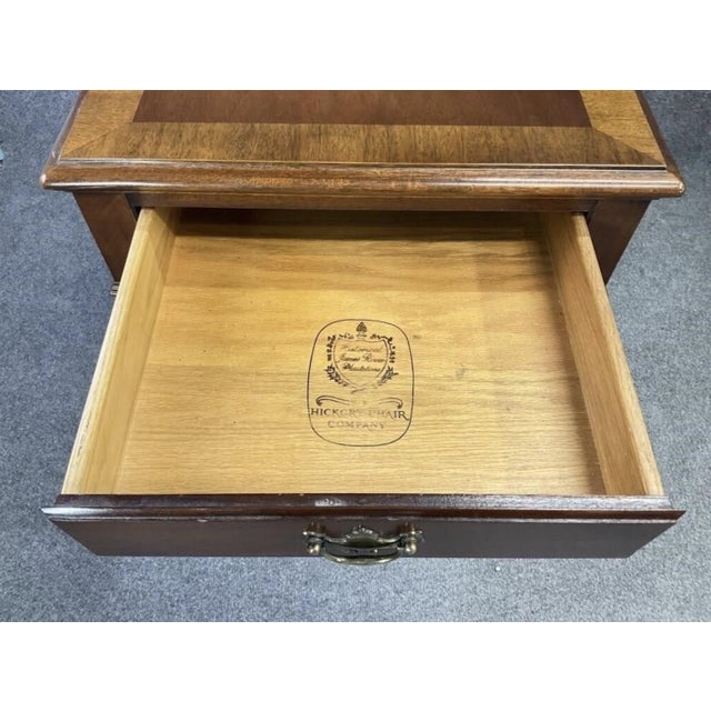 Quiet elegance in warm mahogany. This vintage Hickory side table from the Historic James River Collection features a...