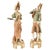 Green Early 20th Century Napoleon III Painted Porcelain Statuettes, Set of 2 For Sale - Image 8 of 8