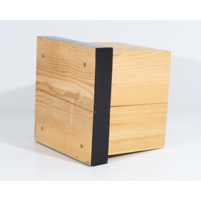 Abstract Cast Iron Sculpture With Base by Jim Barnes For Sale - Image 9 of 11