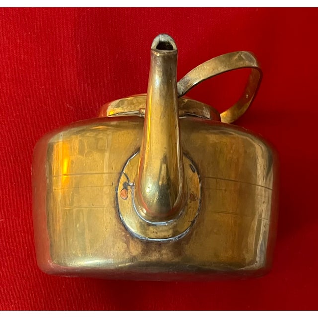 Antique 19th Century English Colonial Brass Tea Kettle For Sale - Image 15 of 18