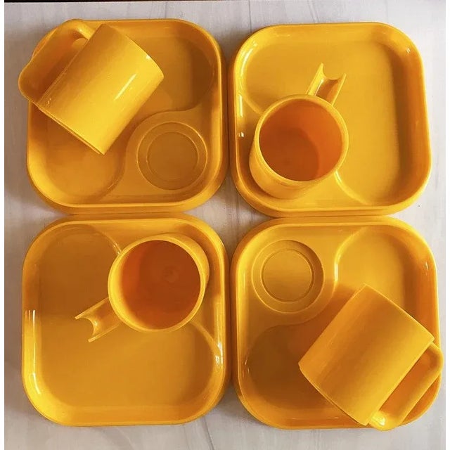 Vintage Snax Plates & Mugs by Ingrid of Chicago 8 Pieces Chairish